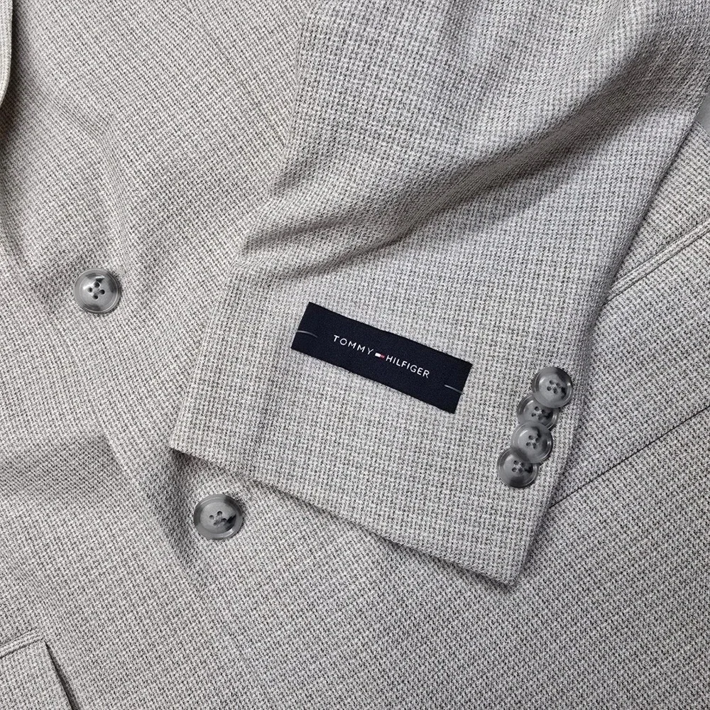 Tommy Hilfiger Conrad Sport Coat Mens 40R White Tan Modern Fit Blazer‎ $295 NEW